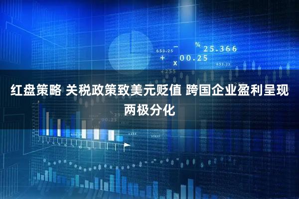 红盘策略 关税政策致美元贬值 跨国企业盈利呈现两极分化