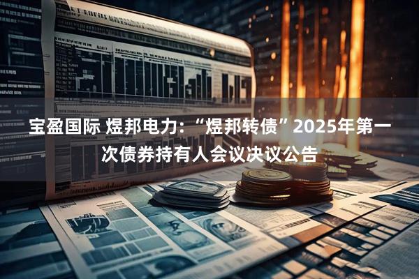 宝盈国际 煜邦电力: “煜邦转债”2025年第一次债券持有人会议决议公告